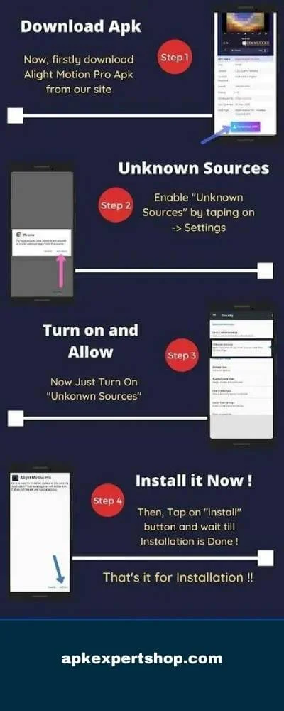 Latest version of Alight Motion Pro APK for Android