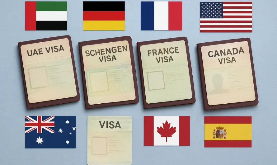 Guide to Apply Visas for Dubai, Germany, France, Canada, USA, Australia & Spain in 2025